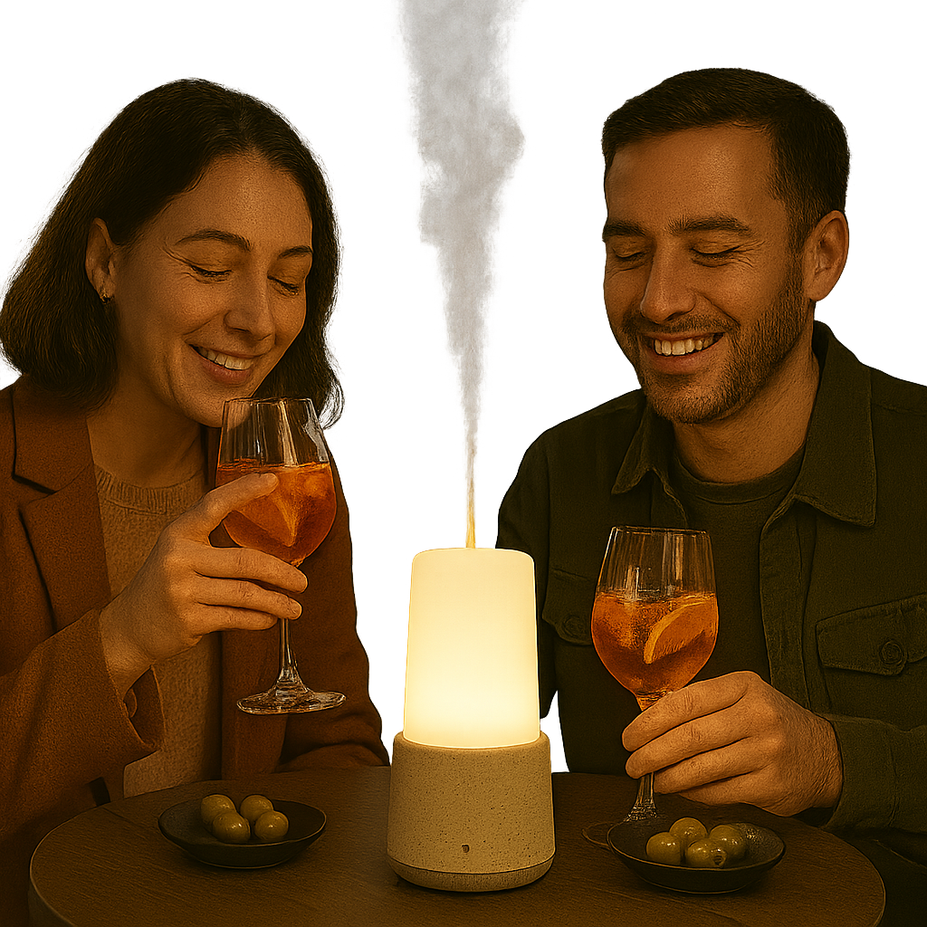 Aura: diffusore di Oli Essenziali a secco portatile