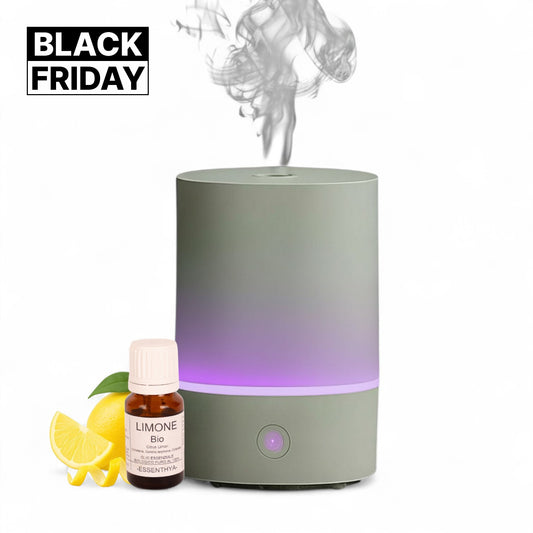 Desk Essential — Diffusore ad acqua per oli essenziali per scrivania.