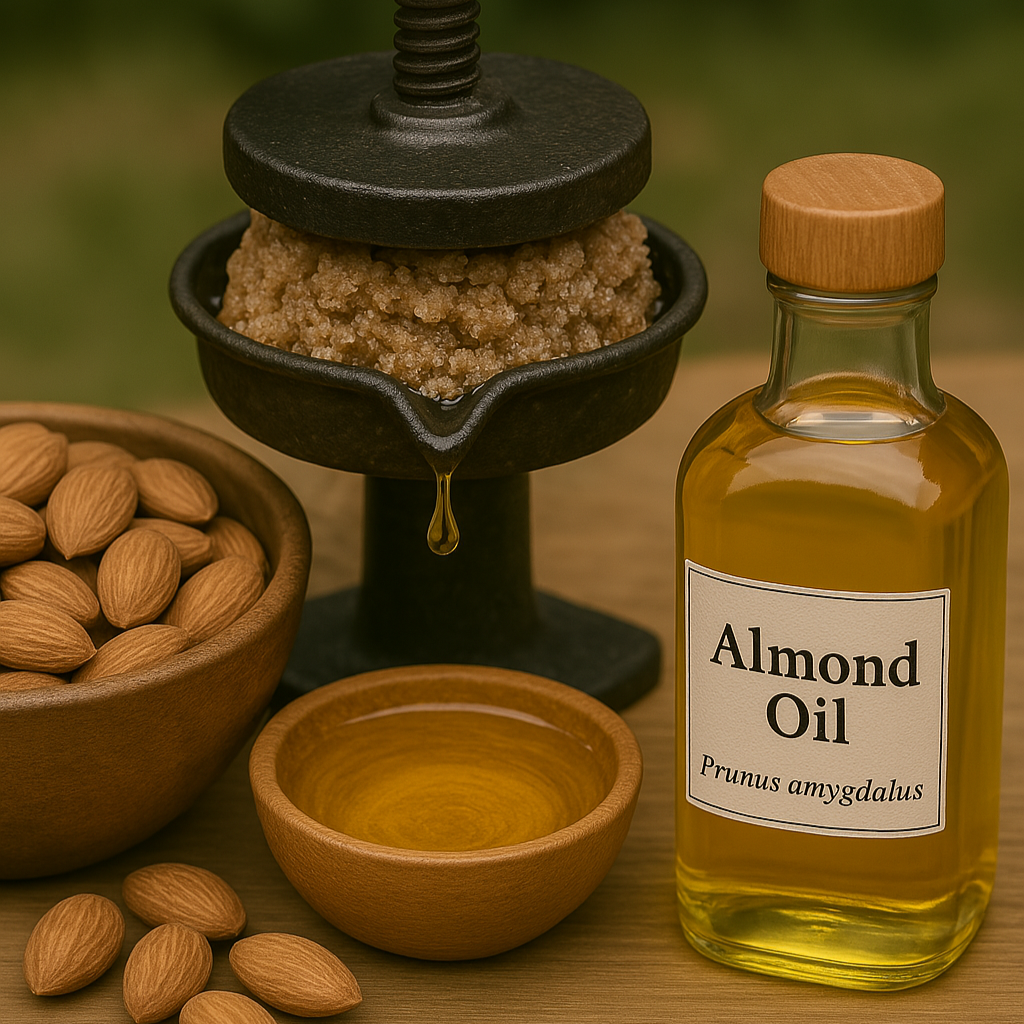 Estrazione dell'olio vegetale di Mandorla