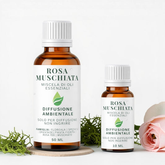 Rosa e Muschio miscela di Oli Essenziali Euodia