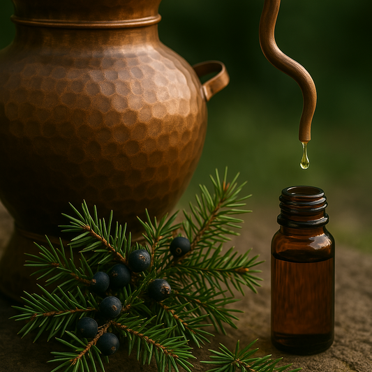 distillazione delle bacche e dei rametti del ginepro