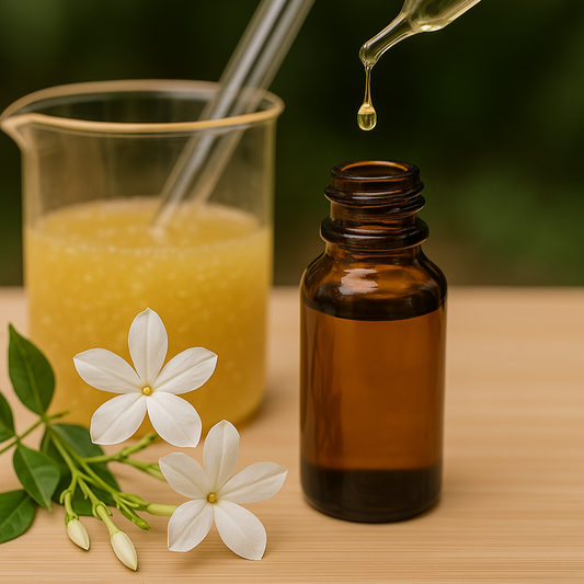 estrazione del concrete con etanolo dei fiori di gelsomino