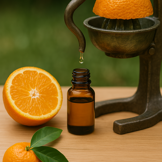 spremitura delle bucce di mandarino