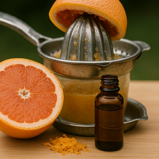 spremitura delle bucce di pompelmo