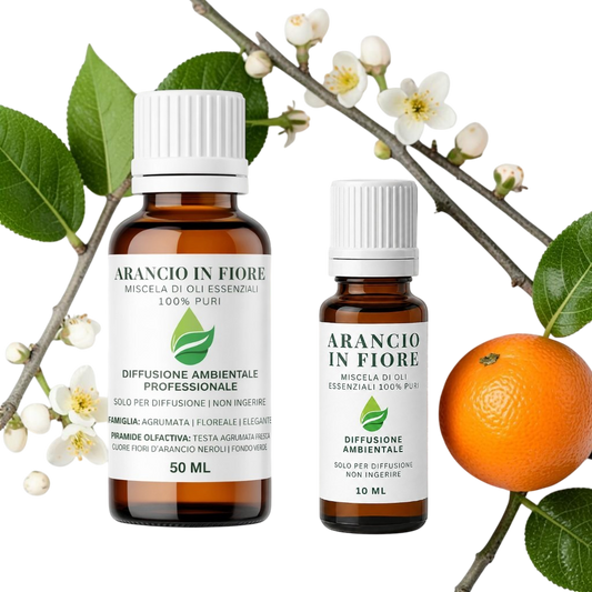 Arancio in Fiore miscela Euodia con Oli essenziali di Neroli, Petit Grain e Arancio Dolce