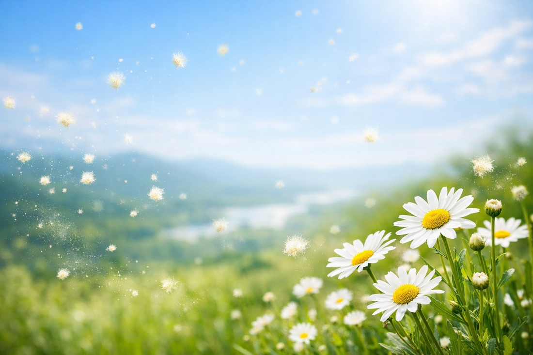 allergie stagionali primavera pollini aria natura margherite