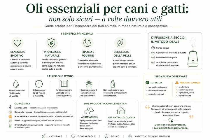 Oli Essenziali per cani e gatti Euodia