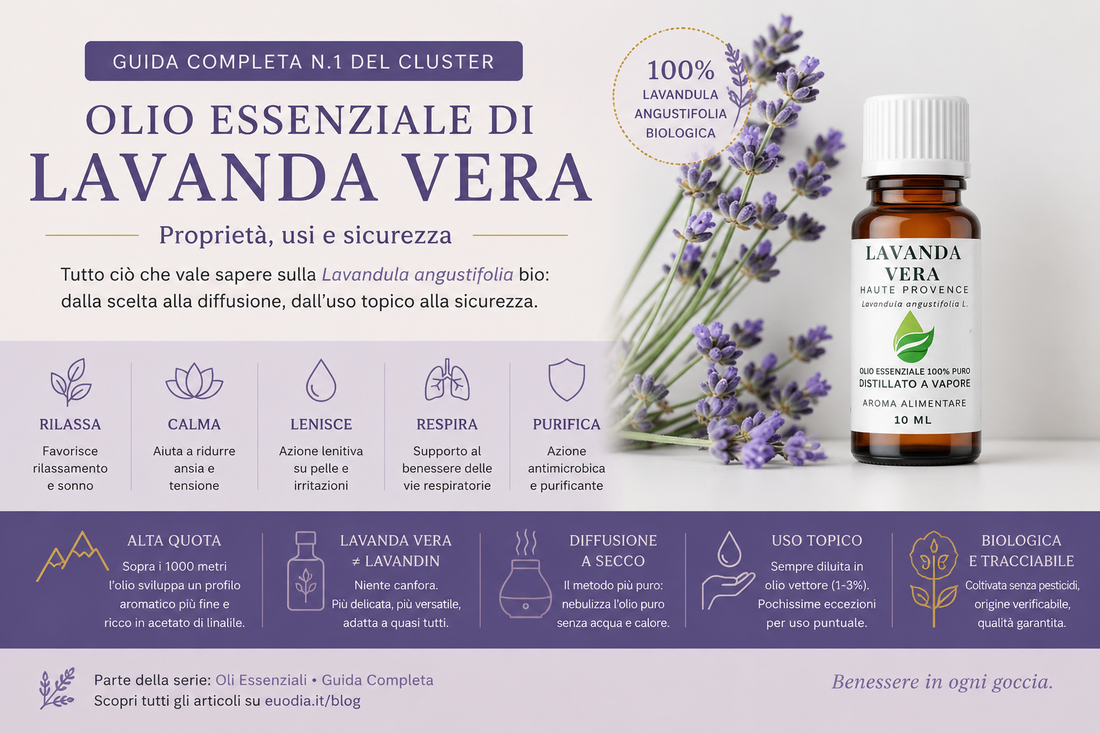 Olio Essenziale di Lavanda Vera Haute Provence Euodia 