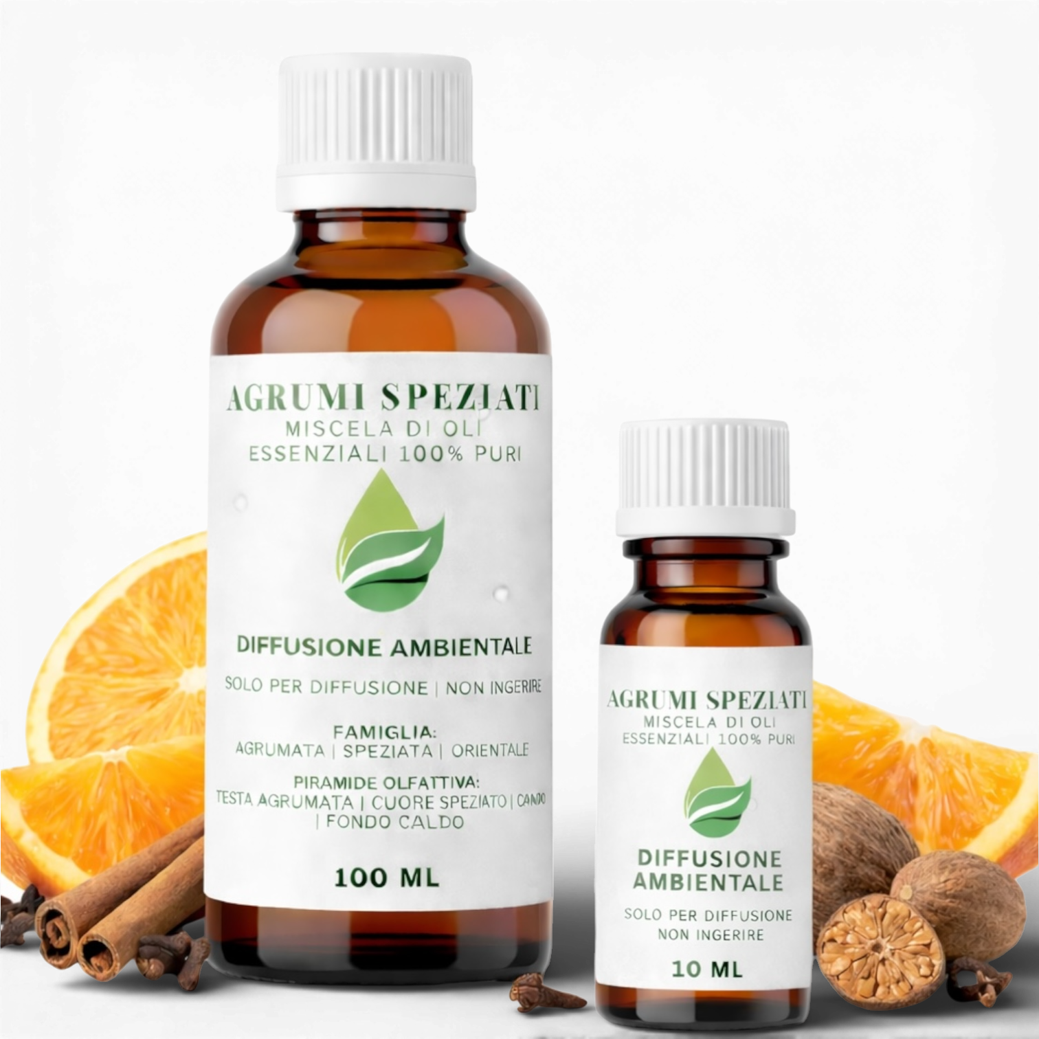Agrumi speziati miscela di oli essenziali puri Euodia