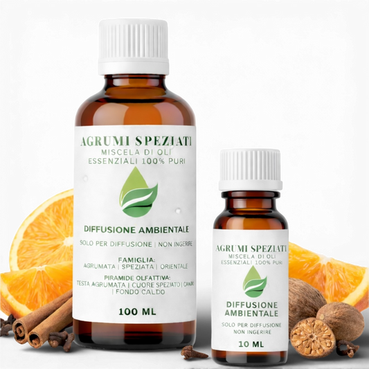 Agrumi speziati miscela di oli essenziali puri Euodia