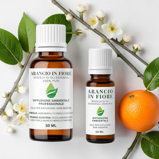 Arancio in Fiore miscela Euodia con Oli essenziali di Neroli, Petit Grain e Arancio Dolce