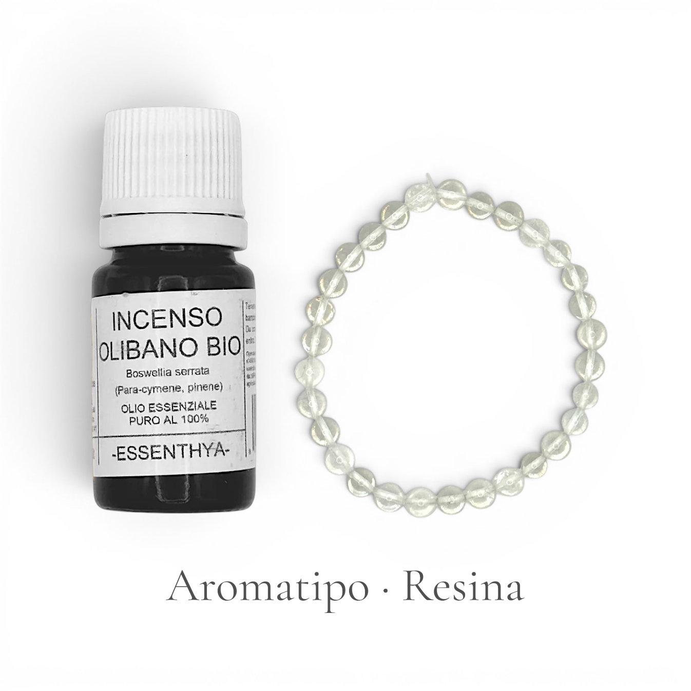 Kit Aromatipo · Olio essenziale + braccialetto in pietra naturale