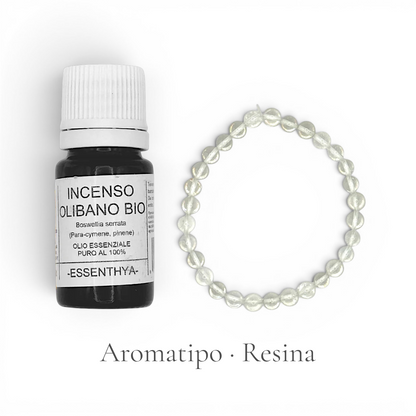 Kit Aromatipo · Olio essenziale + braccialetto in pietra naturale