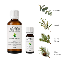 Bosco Balsamico miscela Euodia da 10 e 100 ml