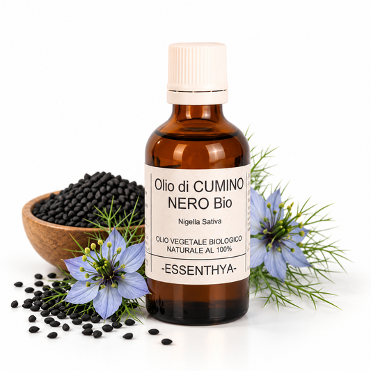 Olio vegetale di cumino nero bio EUODIA, 50ml, per pelle secca e provata