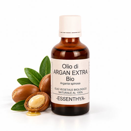 Olio vegetale di argan extra bio EUODIA, 50ml, idratante per pelle e capelli