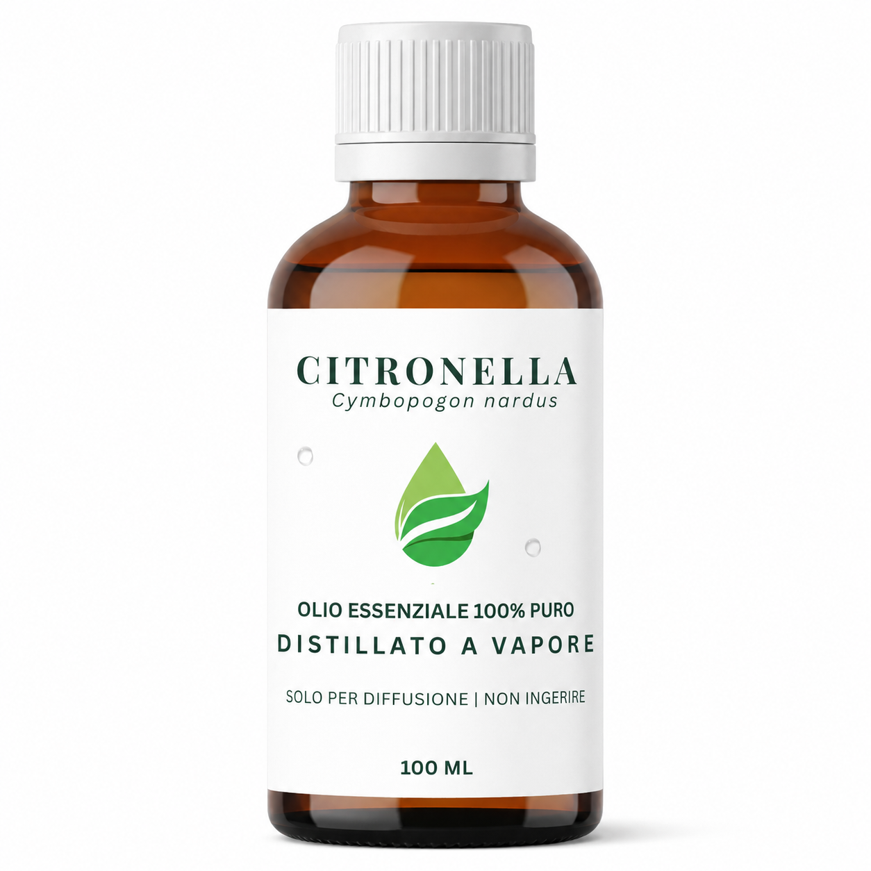 Olio Essenziale di Citronella da 100 ml Euodia