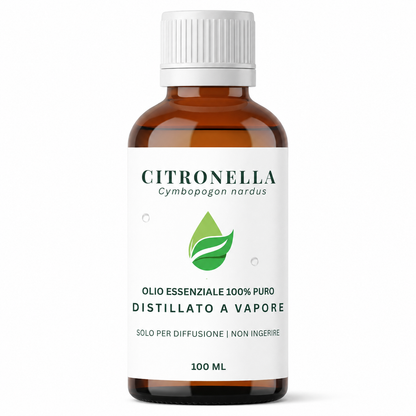 Olio Essenziale di Citronella da 100 ml Euodia