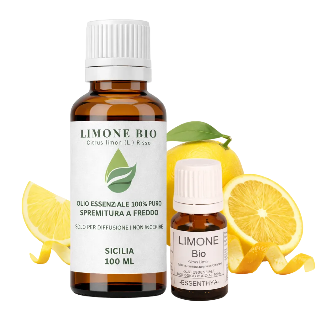Oli Essenziali di Limone di Sicilia Puri da 10 e 100 ml
