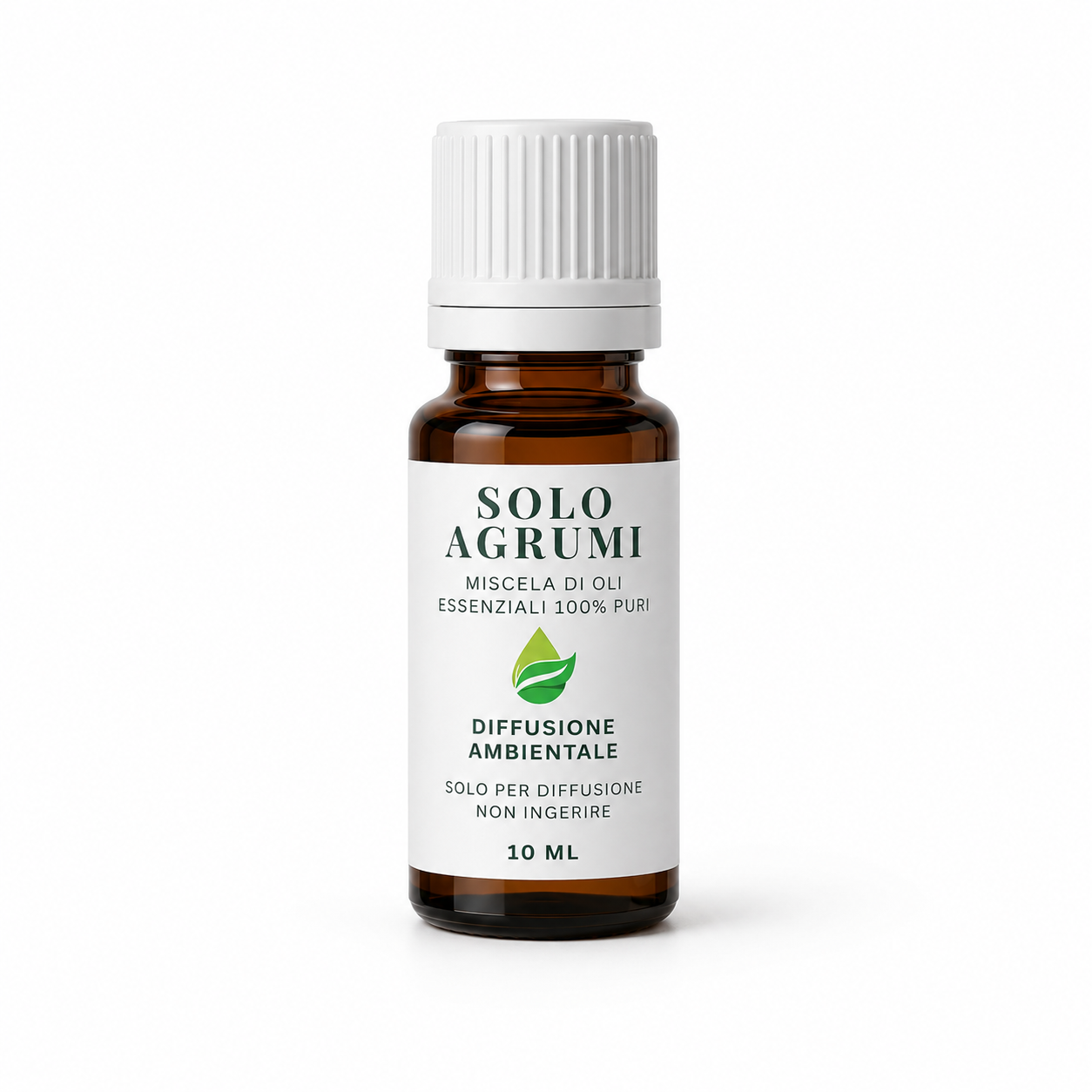 Miscela da 10 ml Solo Agrumi con Oli Essenziali di Arancio, Limone e Mandarino Euodia