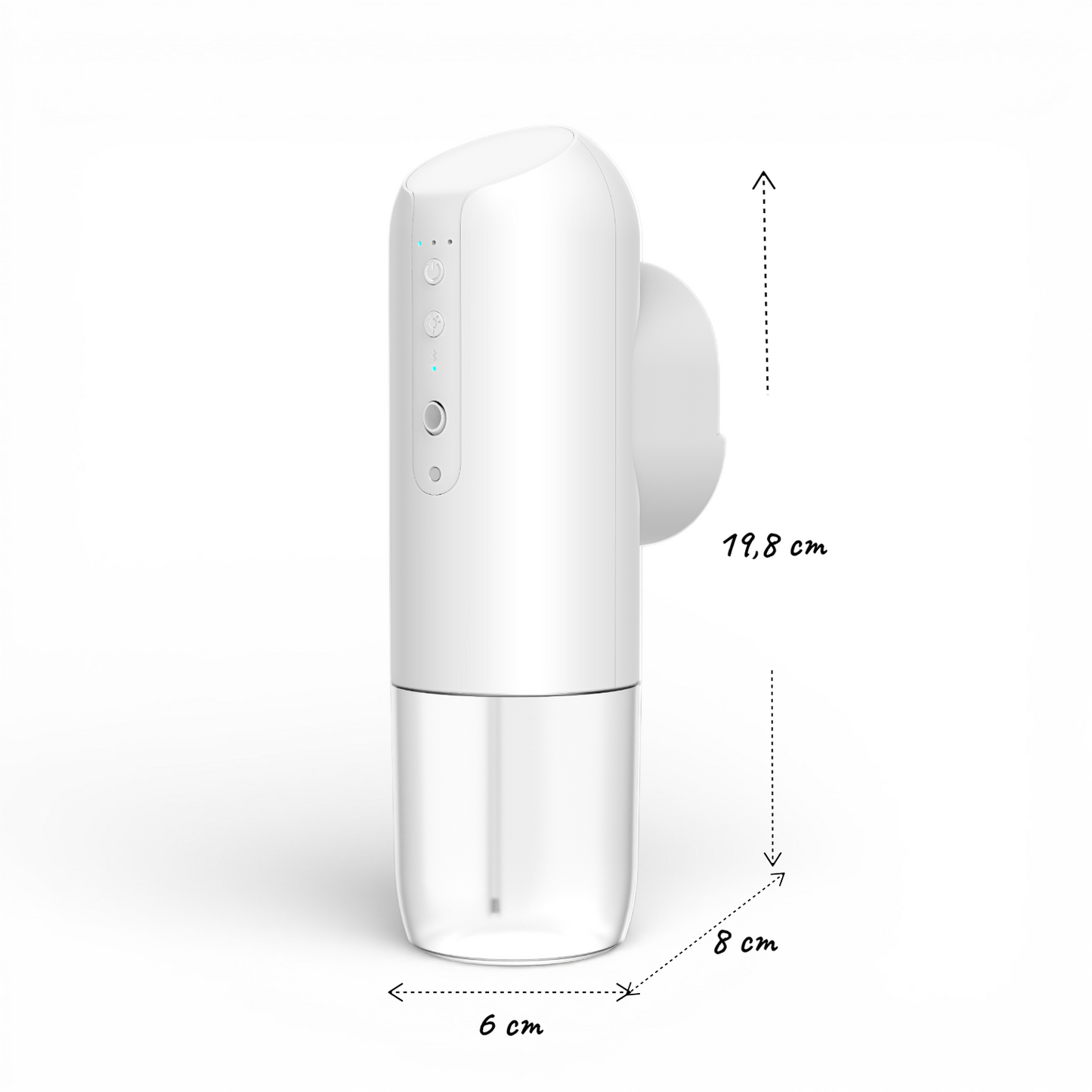 ZEFIRO - Diffusore a secco plug-in da presa (flaconi da 100 ml) con App Bluetooth