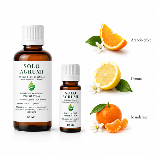 Solo Agrumi – miscela di oli essenziali 100% puri