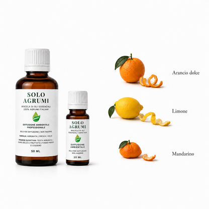 Solo Agrumi – miscela di oli essenziali 100% puri