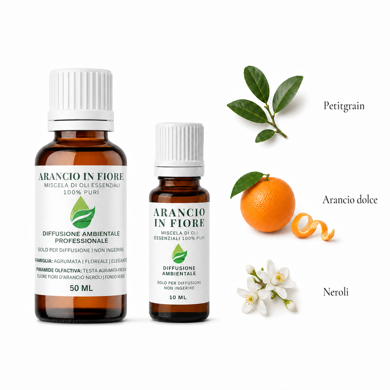 Arancio in Fiore - Miscela di Oli Essenzali 100% puri