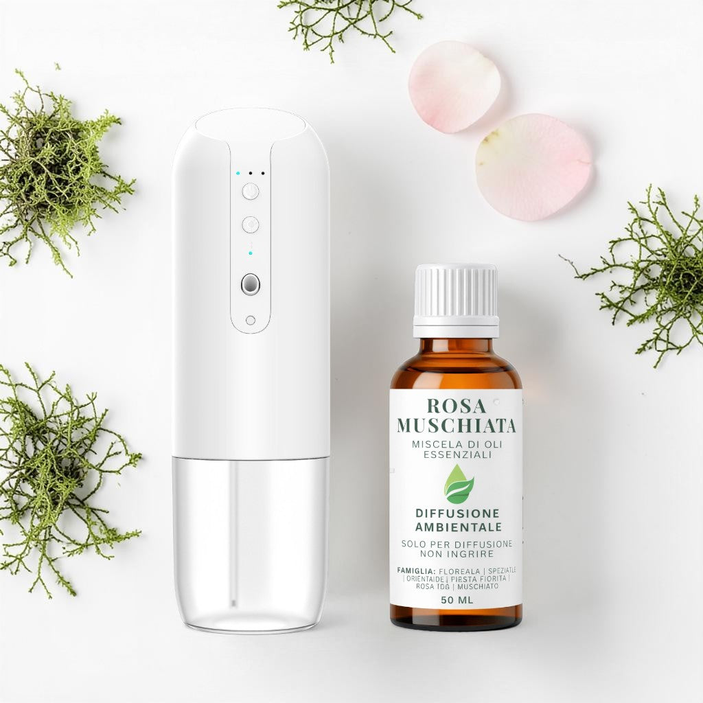 Kit Profumare Casa Naturale | Diffusore + Olio Essenziale
