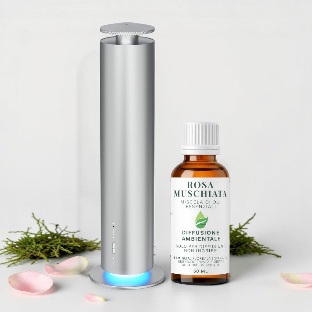 Kit Profumare Casa Naturale | Diffusore + Olio Essenziale