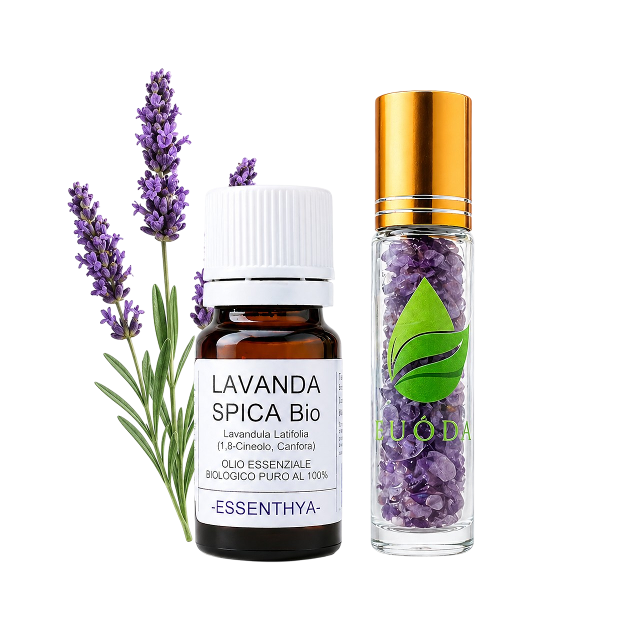 Kit Post Puntura con Lavanda Vera e Roll On di Cristalli