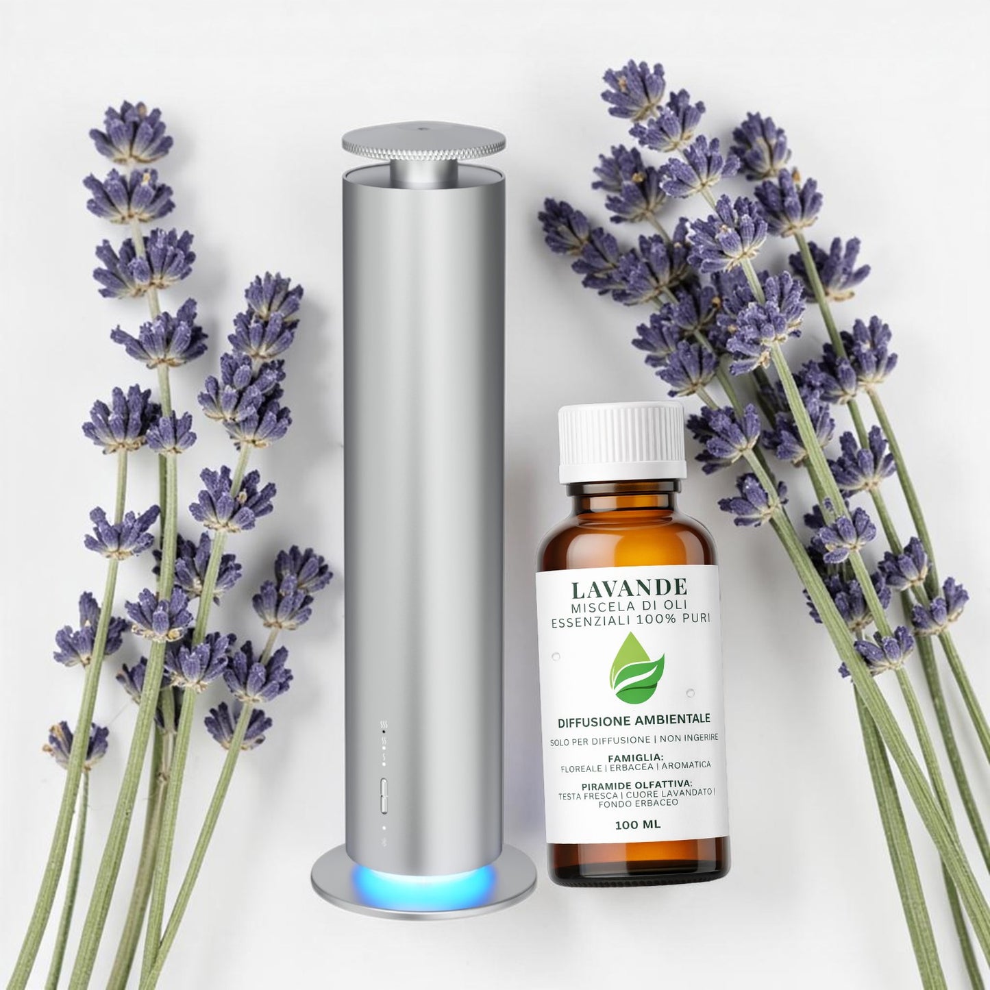 Kit Profumare Casa Naturale | Diffusore + Olio Essenziale