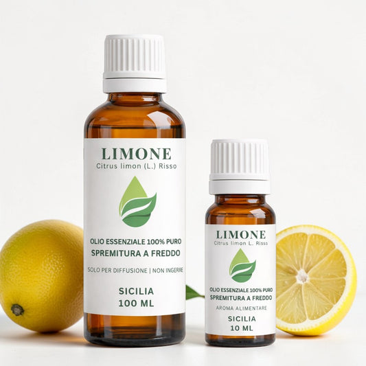 Oli Essenziali di Limone da 100 e 10 ml Euodia
