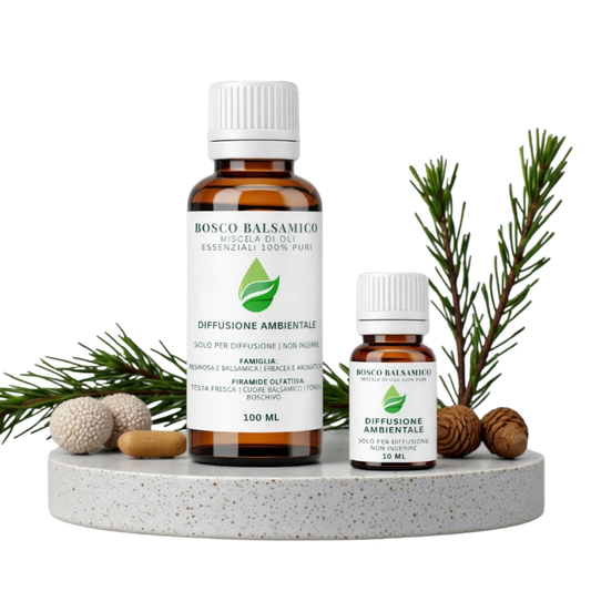 Bosco Balsamico – miscela di oli essenziali 100% puri