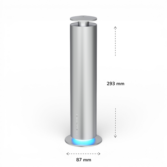 TAUER - Diffusore di Oli Essenziali a secco professionale con App Bluetooth