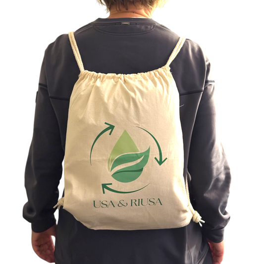 Zainetto in Cotone Ecologico “Usa & Riusa”