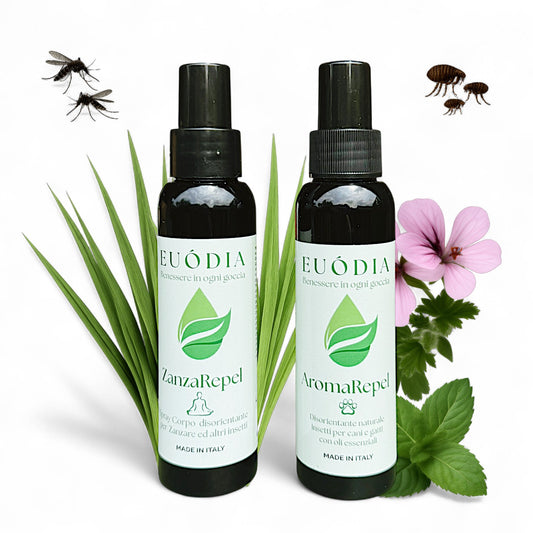Kit Repel: Protezione Naturale Zanzare e Pulci