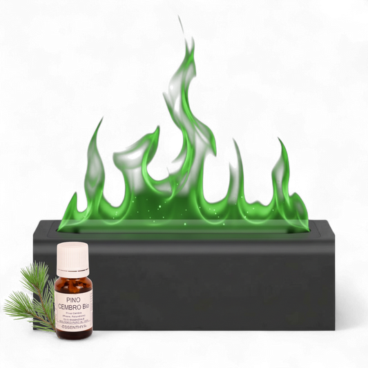 Caminetto di Essenze — Diffusore per oli essenziali ad acqua effetto camino.