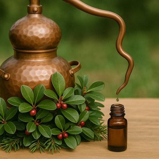 distillazione delle sommità di wintergreen