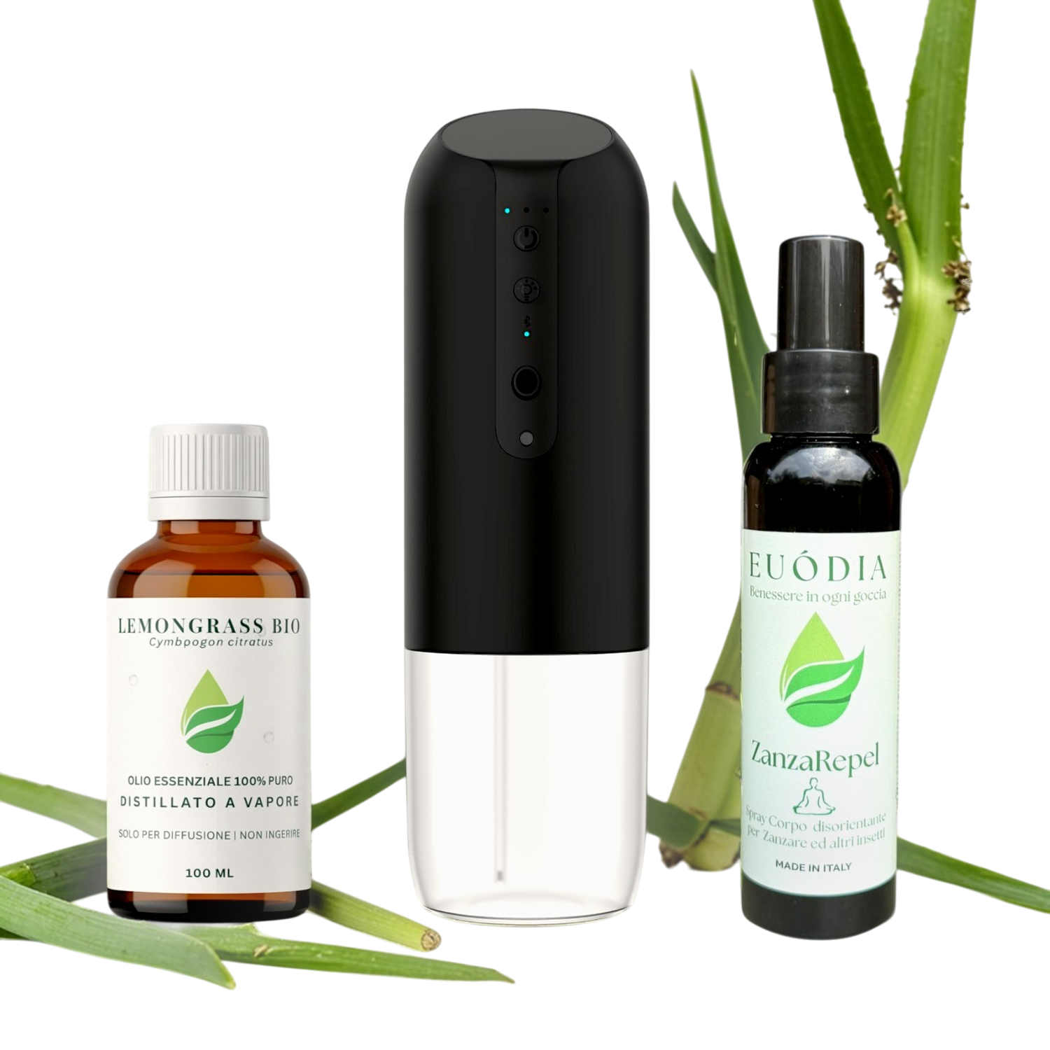 Kit antizanzare naturale per spazi Interni Euodia
