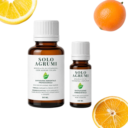 Solo Agrumi Italiani con Oli Essenziali di Limone Mandarino e Arancio Dolce Euodia