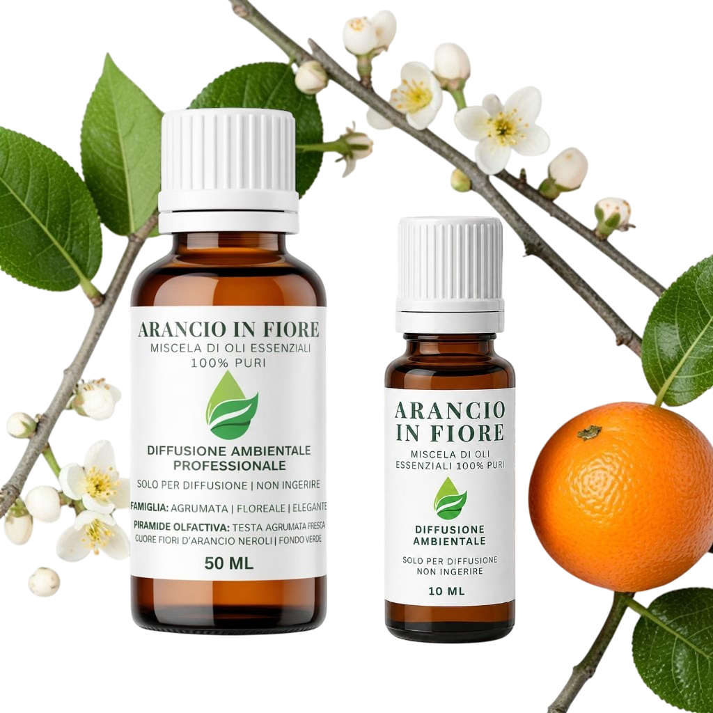 Arancio in Fiore miscela Euodia con Oli essenziali di Neroli, Petit Grain e Arancio Dolce