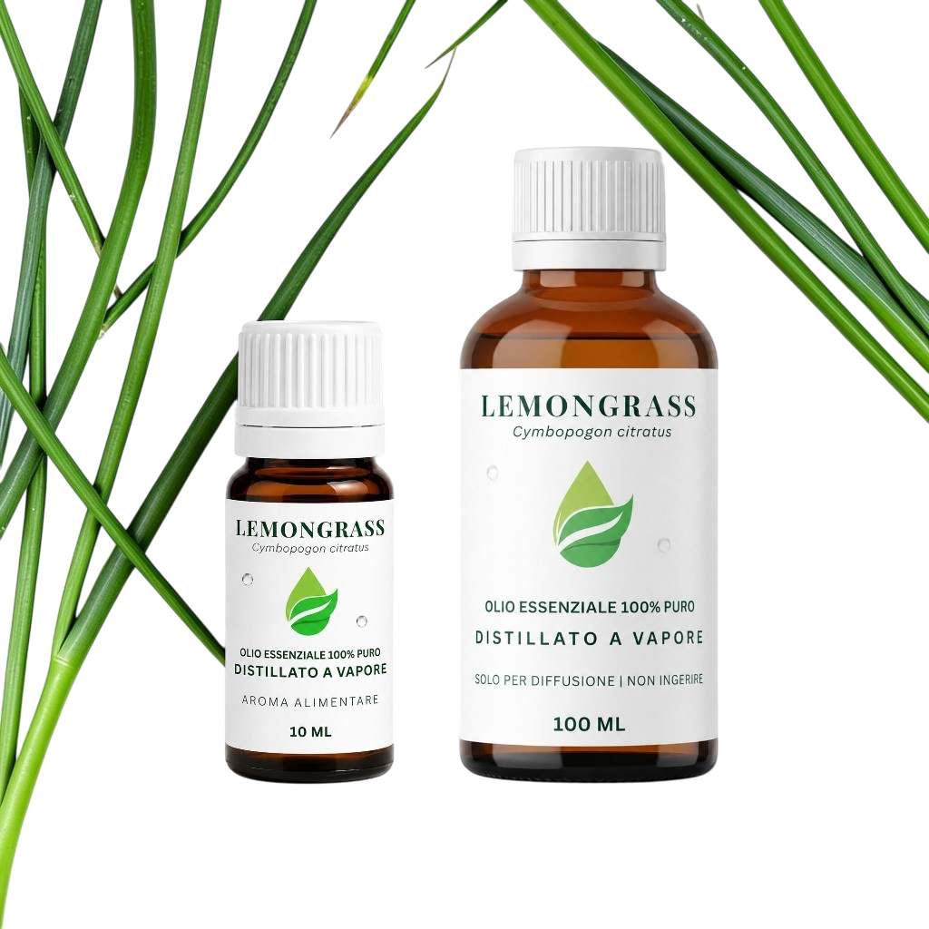 Oli Essenziali di Lemongrass 10 e 100 ml Euodia