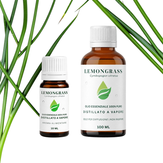 Oli Essenziali di Lemongrass 10 e 100 ml Euodia